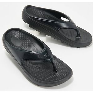 Spenco Fusion Flip Flop Sandal Black